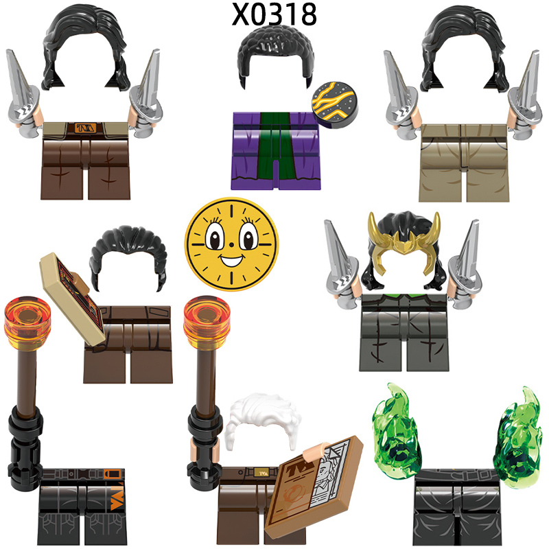 Lego Set Creator - Экшн-фигурки, книга, оружие, ноги, модель волос,
