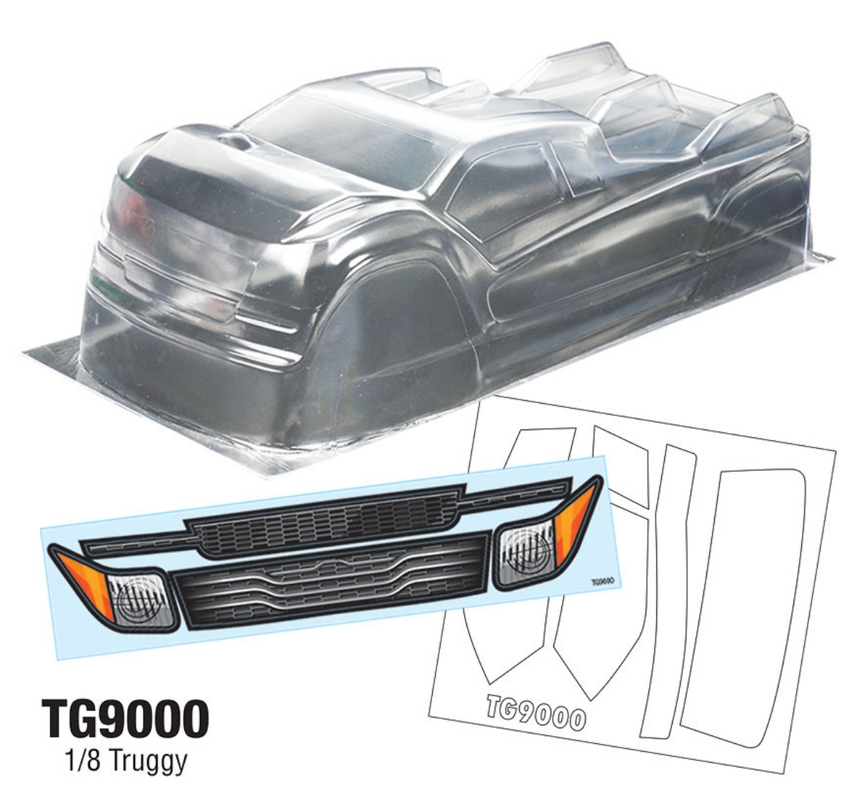 Кузов для траков TG9000 1/8, с – обзор и цена Tamiya Model Paint Set
