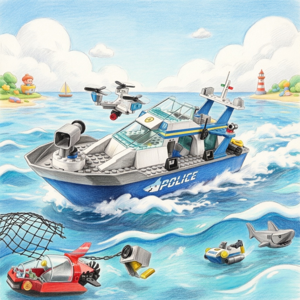 Конструктор City Series: Полиц – обзор и цена Lego Set Creator