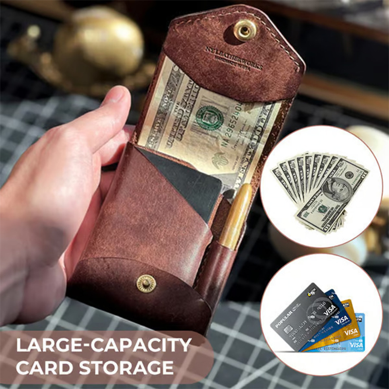 Тонкая кожаная визитница 2026  – обзор и цена Card Top Loader