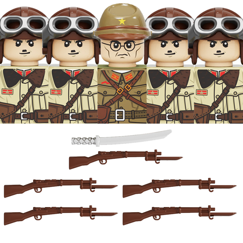 Фигурки японских солдат пехоты – обзор и цена Lego Minifigure Holder