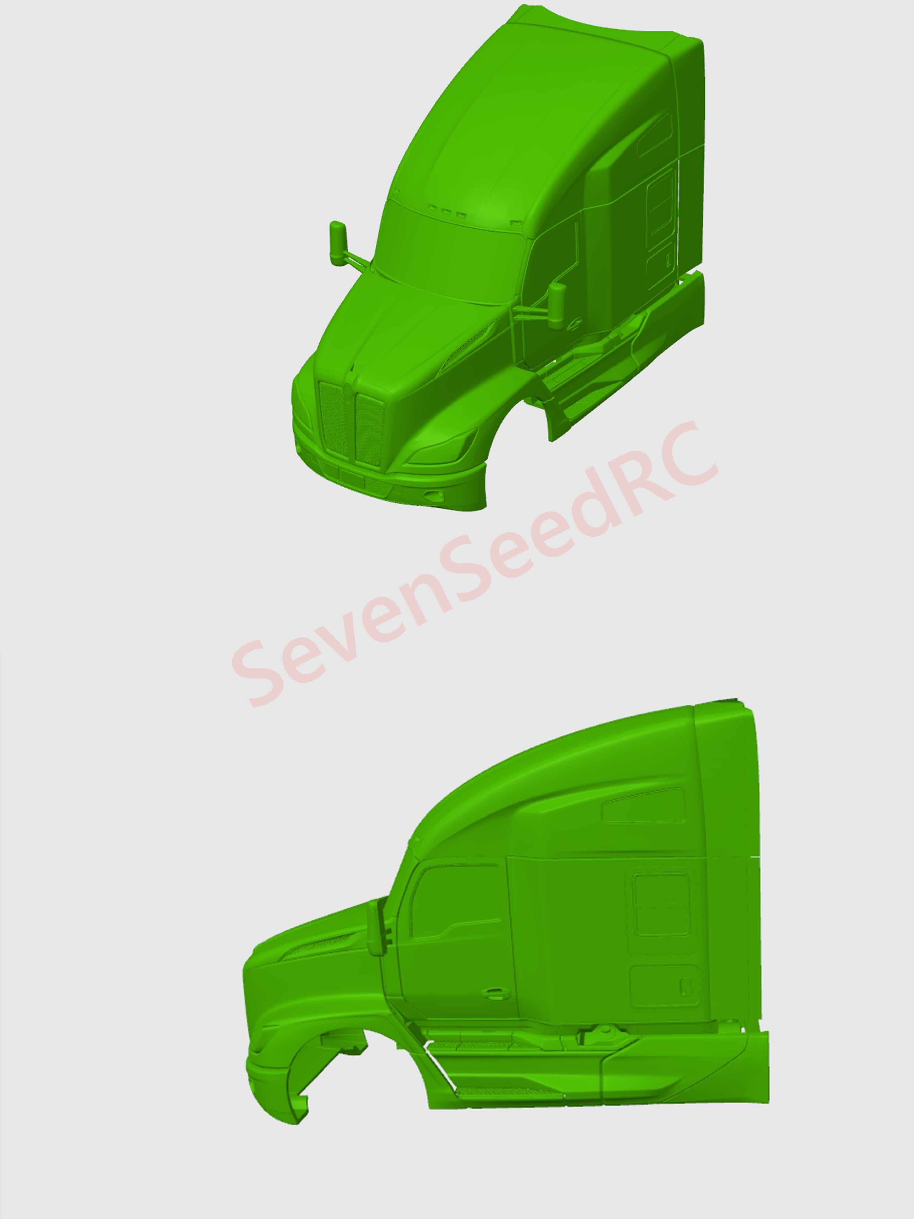 Грузовик с 3D принтом KENWORTH – обзор и цена Tamiya Model Rc Car
